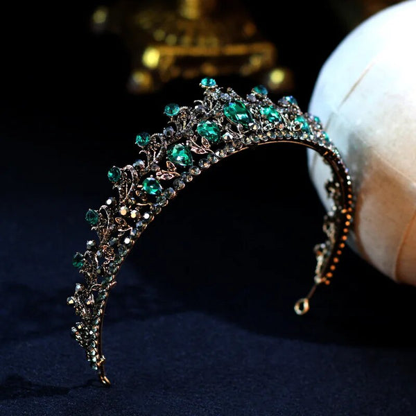 Seraphina Vintage Green Tiara