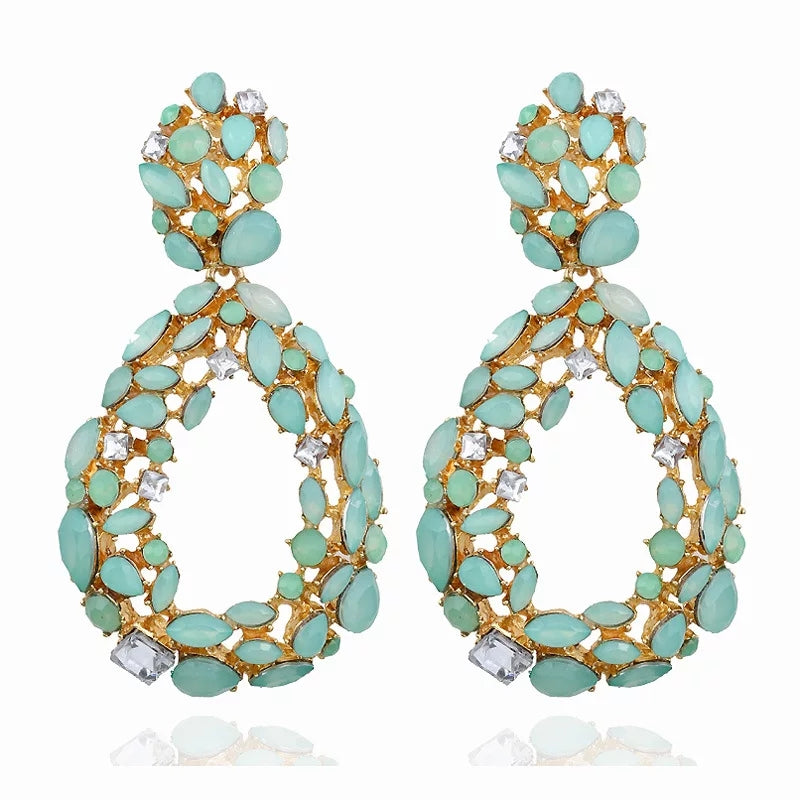 Hera Green Earrings