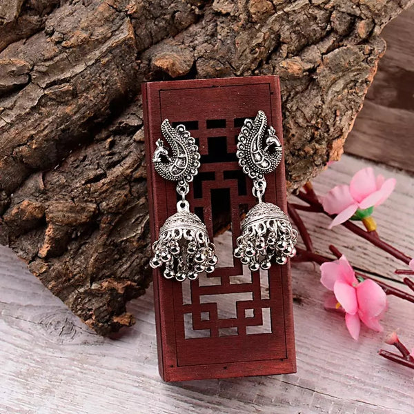 Peacock Boho Earrings