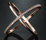 Cross Zircon Ring