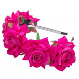 Pink Floral Head Bands