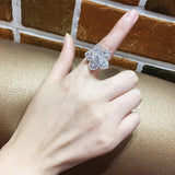 S925 Flower Ring